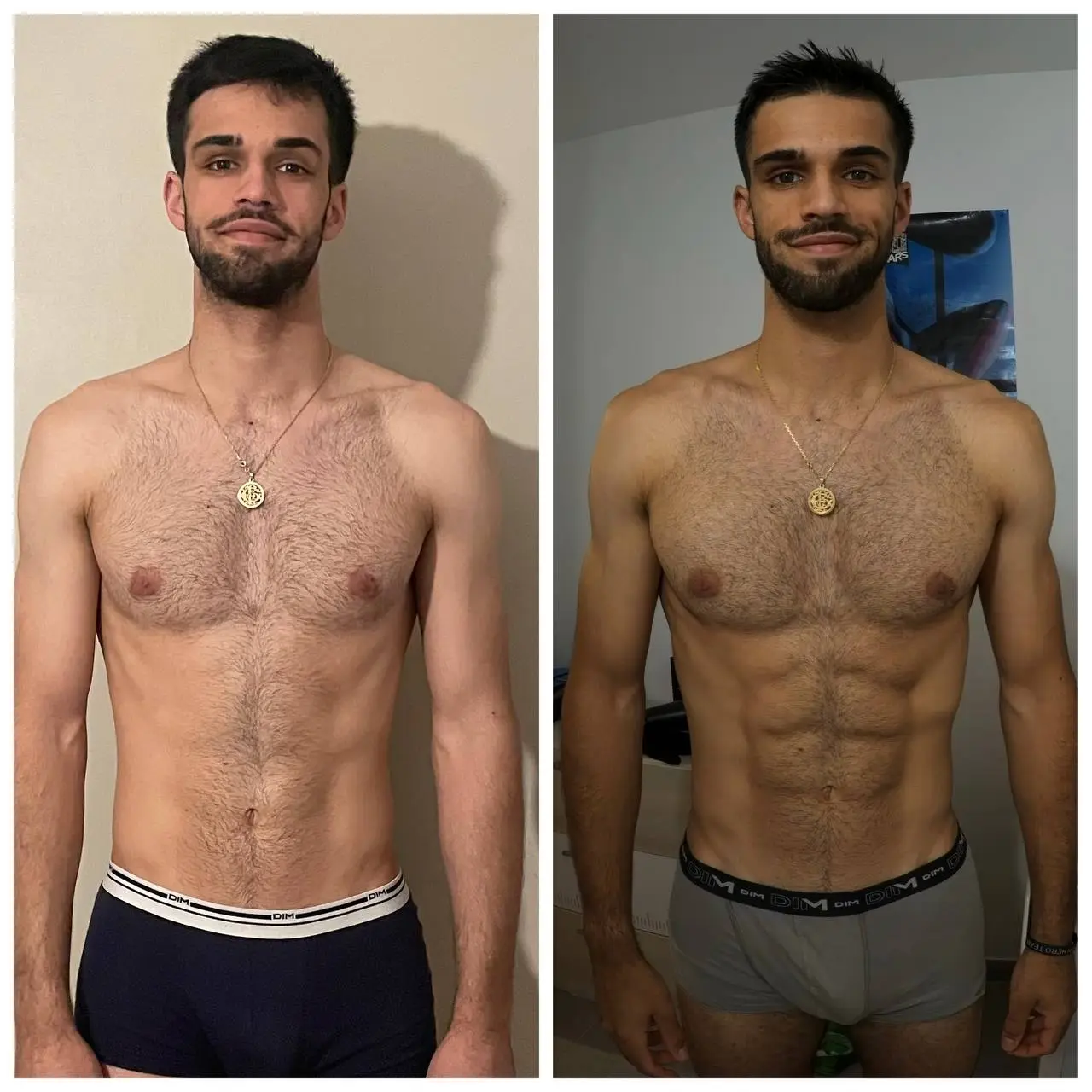 Fayhaz, avant et après son accompagnement (vue 1 sur 2).